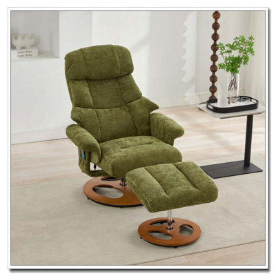 Ergonomic Recliner Chair with Ottoman