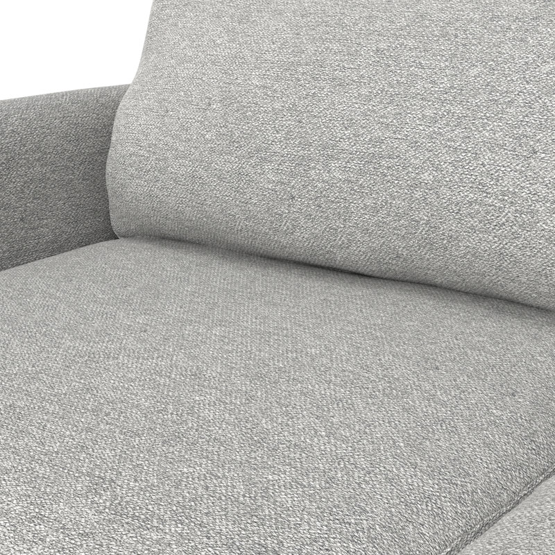 Livingston Mid-Century Modern 90-Inch Mist Grey Fabric Sofa