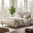 Platform Bed Frame with Wood Slats Headboard Included, Queen Size, No Box Spring Needed-478215666-478215667