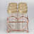 Set of 6 Glass Spice Jars with Copper Finished Rack