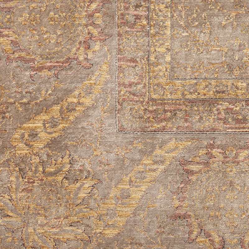Williston Forge Kammie Taupe Vintage Indoor Rug, Rectangle 5'3" x 7'3"