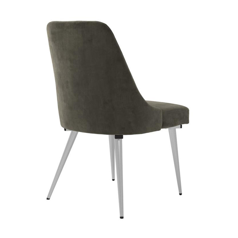 Chaise d'appoint rembourrée en tissu Jonkan