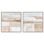 "Neutral Harmony", ensemble de 2 reproductions d'art sur toile par 