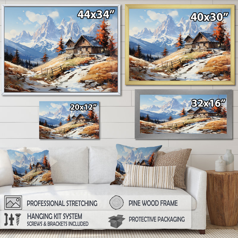 «Italy Dolomites Majesty», reproduction sur toile, 30" H x 40" W, Toile tendue