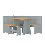 Ensemble de coin repas en bois massif avec rangement caché
