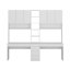 Bureau l 94,5 po avec huche Beritan