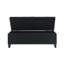 Repose-pieds de rangement 47,5 po, banc de rangement avec charnière de sécurité, repose-pieds capitonné pour le salon, le vestibule, le couloir, le repose-pieds et le support 500 lb-777157523