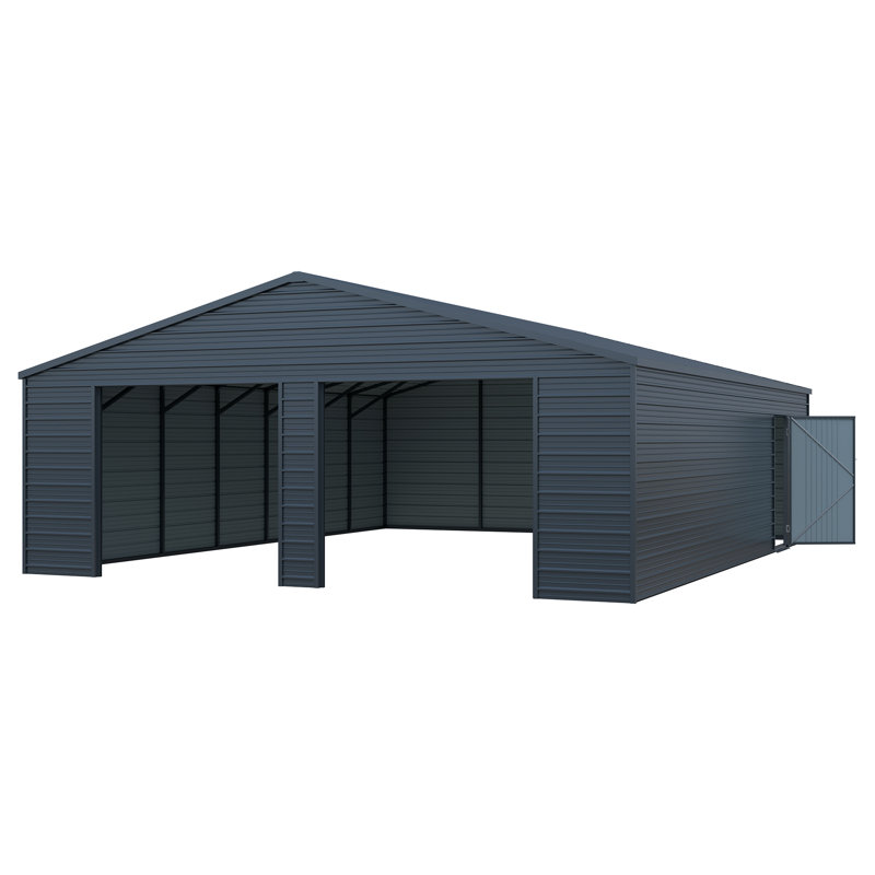 Remise de garage en métal l 25 pi. X P 33 pi.