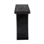 Solid Mango Wood Console Table, Black