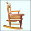 Chaise Adirondack berçante en bois massif Cateluta Dossier à lattes robuste pour le confort et la sécurité Fabriqué en bois massif-170715403