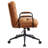 Ergonomic Office Chair 2-Layers Cushioned Faux Cat Paw Leather Armrest Adjustable Height 360° Swivel Home Office Desk Chair-656636892