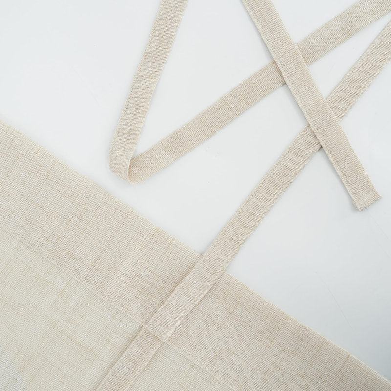 Rideau semi-transparent Merissa, L 31 po x L 47 po, Beige