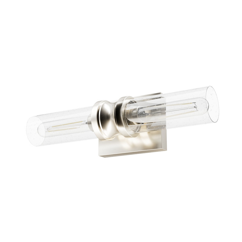 Lenlock 2 - Light Dimmable Vanity Light, Silver, Clear