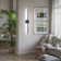 28.3'' Timer LED Flush Mounted Sconces, 6000K Wallchiere Battery Operated