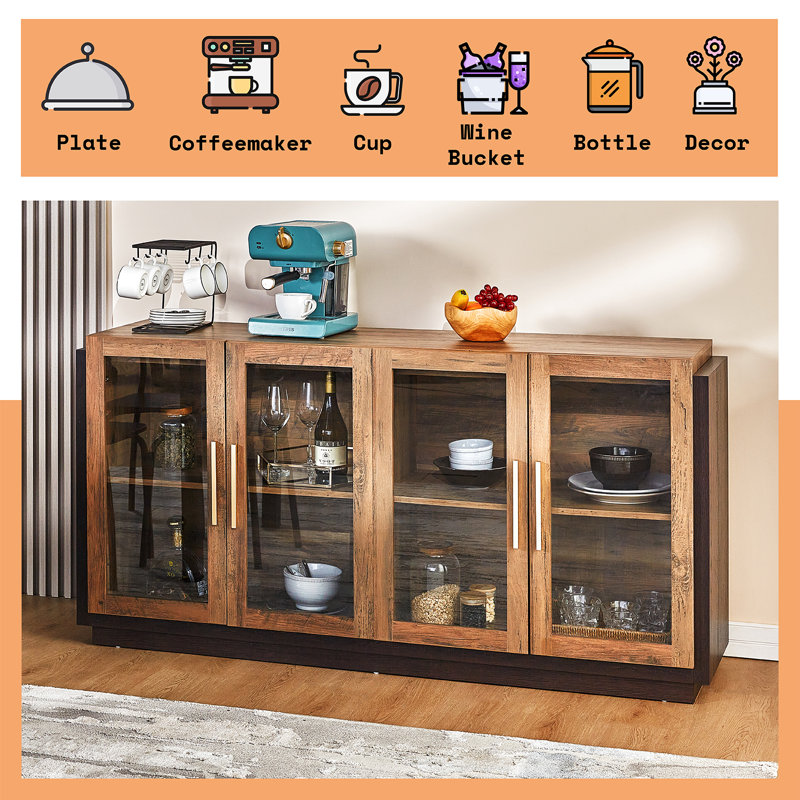 Ainez Unfinished Accent Cabinet