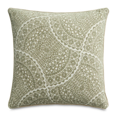 Prescot Geometric Feather Reversible Throw Pillow