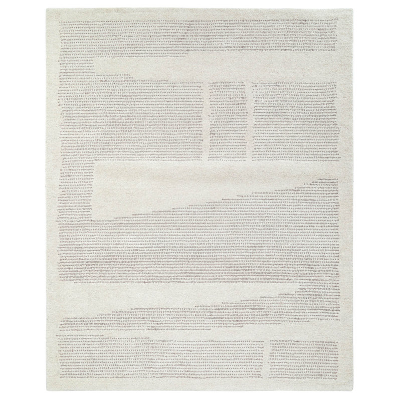 Craton Hand Tufted Wool Abstract Indoor Rug, Rectangle 3' x 5'