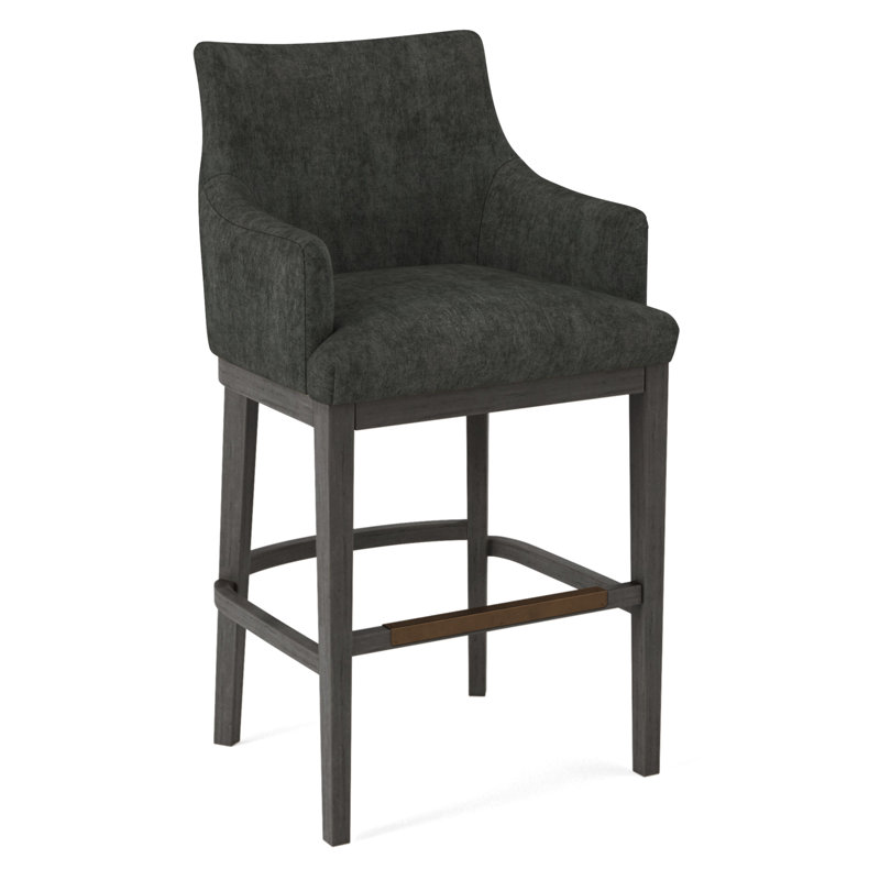 Upholstered Stool, 61606-88, Espresso