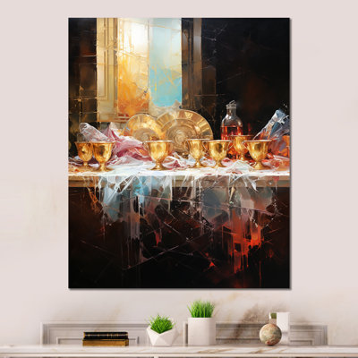 The Last Supper Spectrum Popart - Christianity Metal Wall Decor