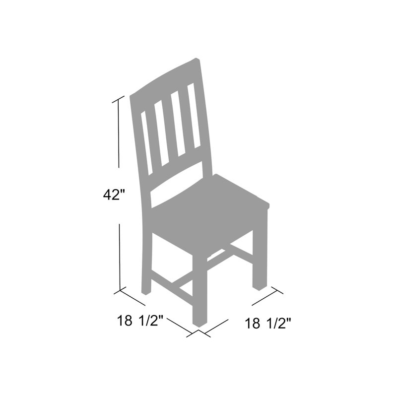 Chaise en bois massif Fyn