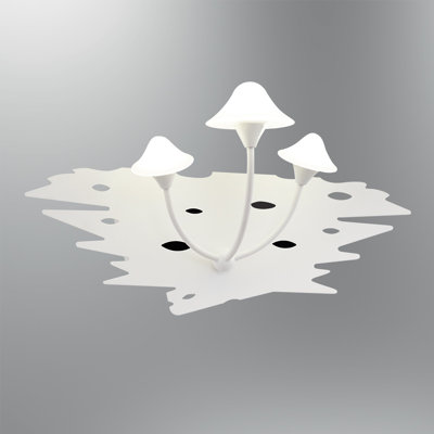 Applique à bras en métal à DEL