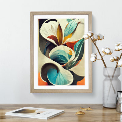 Stunning Abstract Flowers No.2 - Single Picture Frame Print