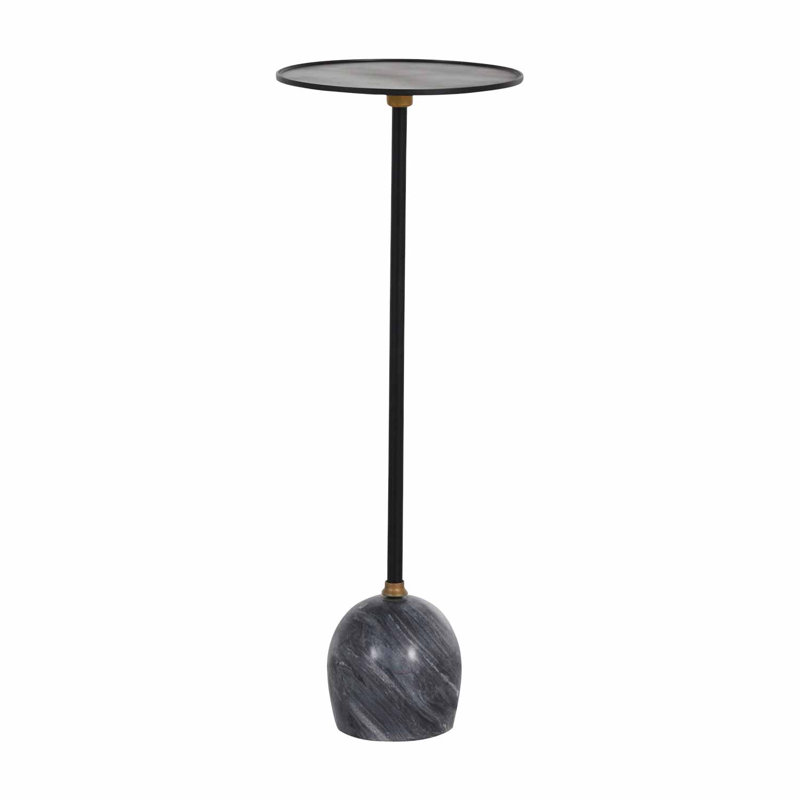 Neil Iron Pedestal End Table