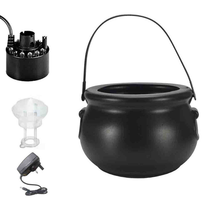 Halloween 12 lumières DEL avec vaporisateur et pot de sorcière