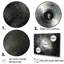 «Music Cymbals Resson Metallic Silver», reproduction d'art sur toile encadrée-60351819-60351815
