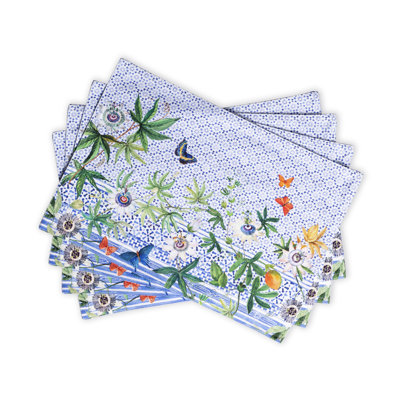 100% Cotton Floral Rectangle Napkin