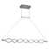 2 Light Led Array Pendant, Wave Design
