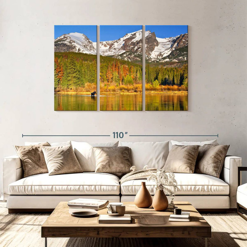 Moose Alvord Lake, Lakeside Moutains, H 48 po x l 74 po