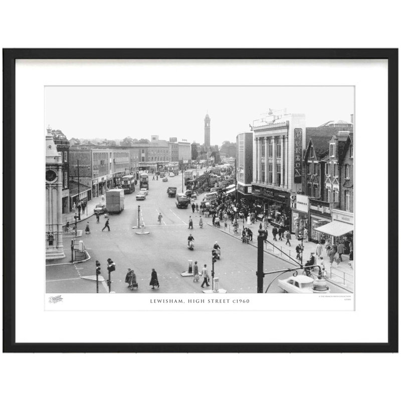 Lewisham, High Street C1960 by Francis Frith - Single Picture Frame Print, 28cm H x 36cm W x 2.3cm D