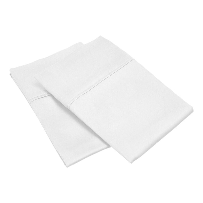 Ensemble de taie d'oreiller de luxe Modal From Beechwood, Très grand, Blanc