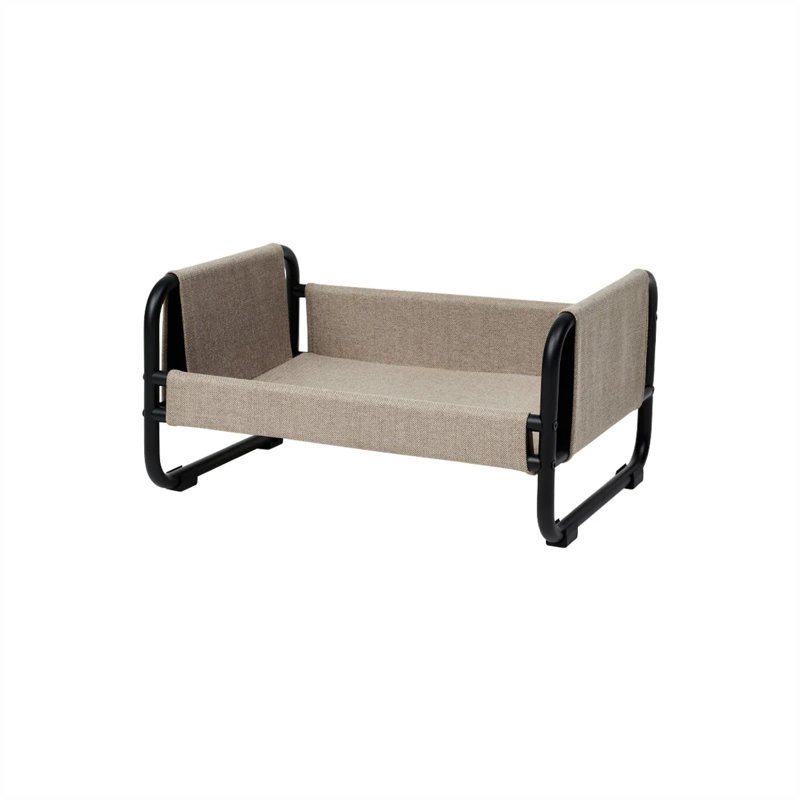Milo Dog Bed, Black, 10.83" H x 20.47" W x 15.75" D
