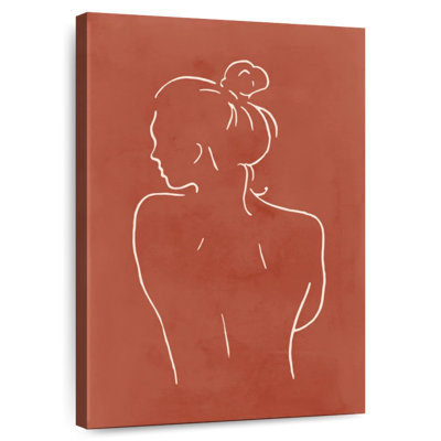 Esquisse de corps de femme Leisha - terre cuite