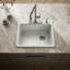 Riverby® 25" L x 22" W x 9-5 8" Bar Kitchen Sink with Basin Rack-64615352-11013543