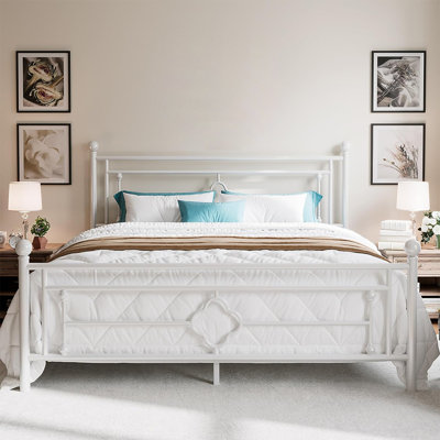 Caoimhin Metal Open-Frame Bed -  Alcott HillÂ®, 4DAA6A6E44AD479CBC3E1024F573A437