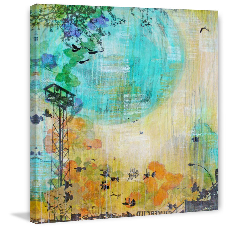Nanda by Tracy Silva Barbosa - Wrapped Canvas Painting, 46 cm H x 46 cm W