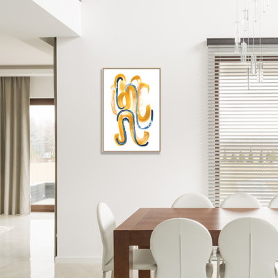 «Hello Yellow II» par Elena Carlie, peinture sur toile