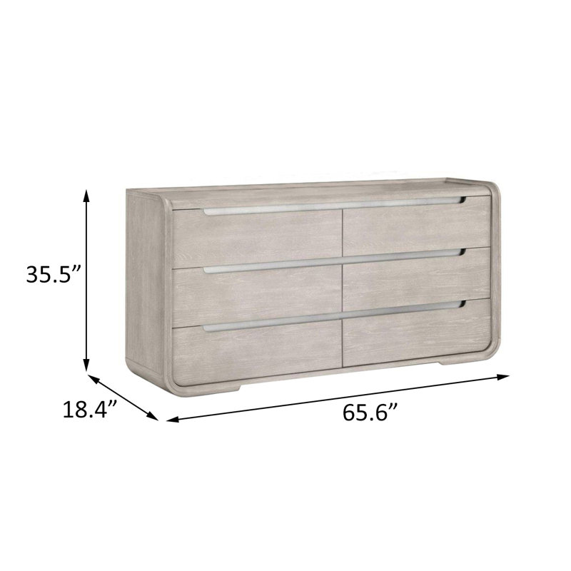 Commode, gris clair, Gris