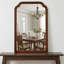 Miroir de coin décoratif en bois massif-101394483