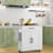 Sicilee Kitchen Cart with Manufactured Wood Top-1104807366