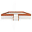 King Size Upholstered  Daybed Frame With Fence And Stairs,(BROWN+WHITE)-1054122501