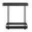 Chariot-bar en fer noir Uttermost Vesper