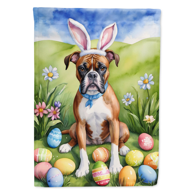Easter Egg Hunt Double Sided 15.5'' H x 11.25'' W Polyester Easter Garden Flag