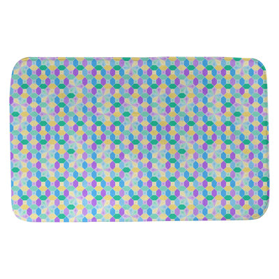 Tapis pour salle de bain en verre coloré Leffel