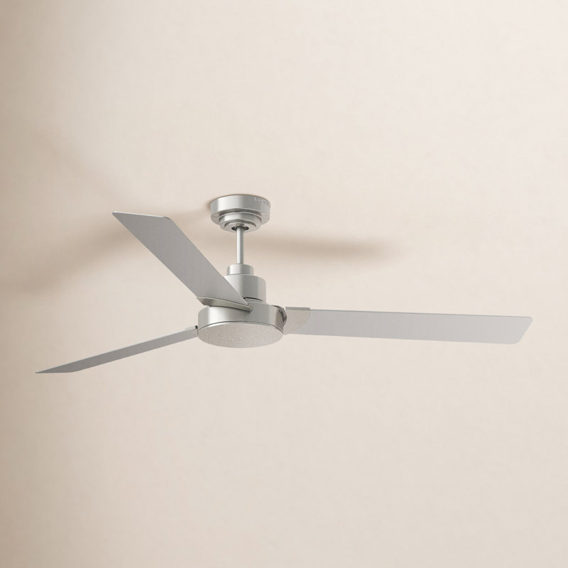 Marra 58'' 3 Blade Ceiling Fan, Brushed Silver