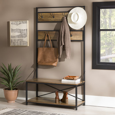 Bensen Hall Tree with Bench and Shoe Storage