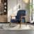 Dark Blue Faux Leather
